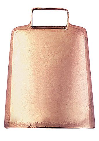 Cloche en acier cuivré 95 mm