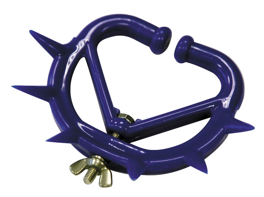 Antitêteur plastique à pointes bleu moyen modèle x 5