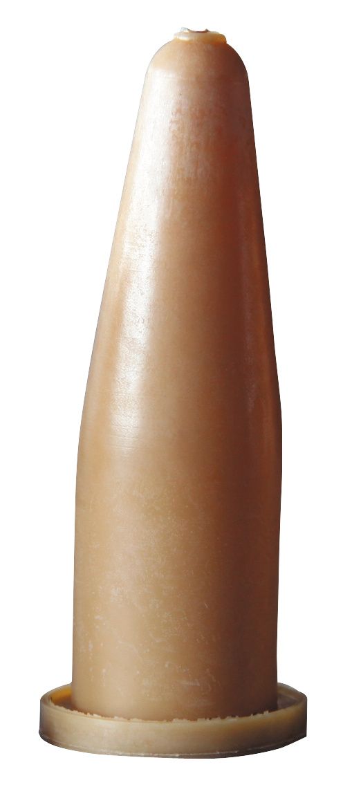 Tétine pour socle caoutchouc naturel sable 3mm Tetiblue