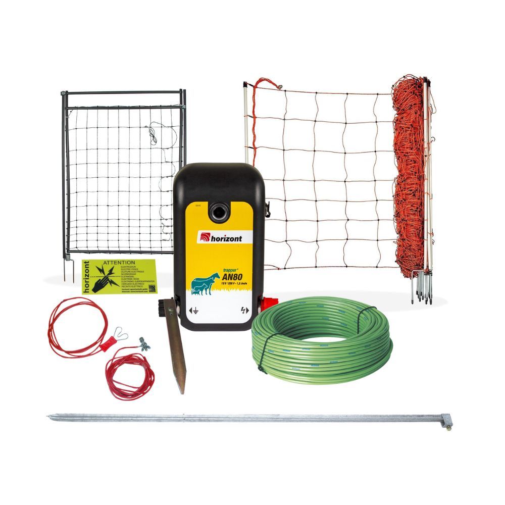 Kit clôture pour moutons filet 50m poste mixte 