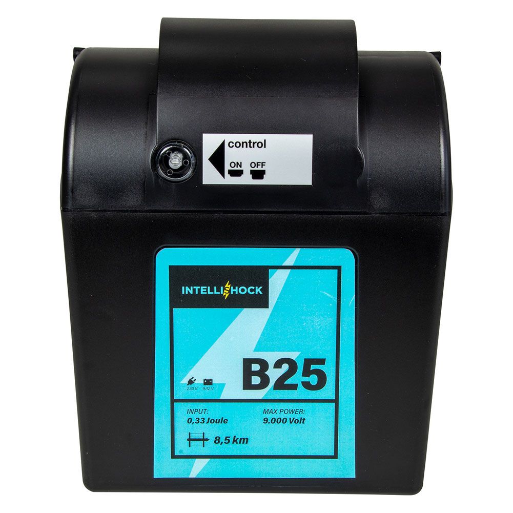 Poste de clôture B25 et batterie 12 V 14 Ah