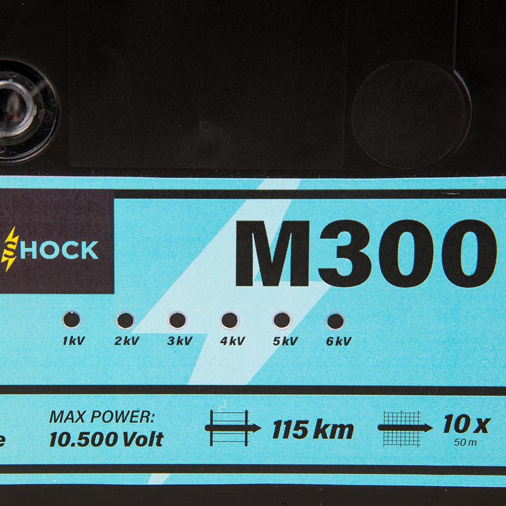 Intellishock M140 Électrificateur de clôture électrique 230V, pour une  longueur de clôture de 15 km, tension
