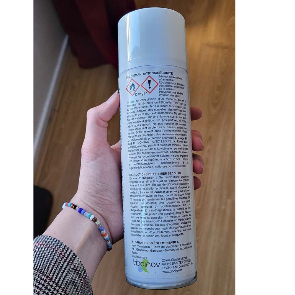 Terre de diatomée anti-punaises de lit 500 ml BIOCINOV