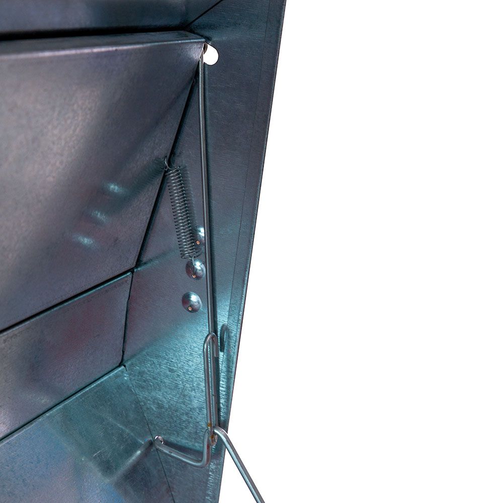 Mangeoire 2 côtés 50 kg pour 30 poules