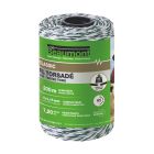 Fil torsadé blanc et vert 200 m CLASSIC