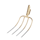 Fourche avec douille de fixation 4 dents