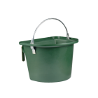 Mangeoire kaki avec anse et crochets de suspension