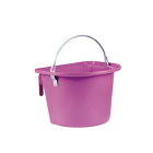 Mangeoire violette avec anse et crochets de suspension