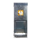 Mangeoire à trémie anti-nuisibles en acier galvanisé 30 L CHICK'A