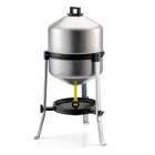 Abreuvoir siphoïde galvanisé sur pied 22 L pour 25 poules