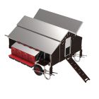 Poulailler mobile pour 30 poules