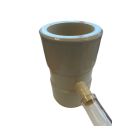 Collecteur de gouttière beige pour récupération d'eau EMP ROTOMOULAGE