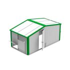 Poulailler mobile 11 m² pour 100 poules COPELE