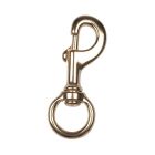 Mousqueton oeil tournant en laiton, 29 mm