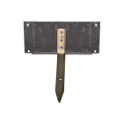 Support droit pour panneau solaire 