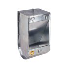 Mangeoire pour lapin en métal, 1 compartiment