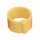 Bague jaune à clips 8 mm par 100