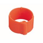 Bague orange à clips 16 mm par 100
