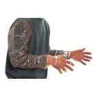 Gant polyéthylène orange