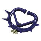 Antitêteur plastique à pointes bleu moyen modèle x2