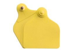 Boucles de marquage Ukal Flex maxi+maxi nue jaune x20