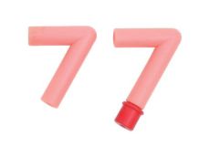 Coude + valve de rechange x 10