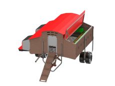 Poulailler mobile en plastique recyclé pour 30 poules COPELE