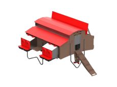 Poulailler en plastique recyclé pour 30 poules COPELE