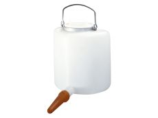 Biberon veau semi-circulaire avec couvercle 6 litres