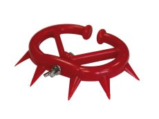 Antitêteur plastique à pointes rouge petit modèle x12