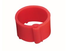 Bague rouge à clips 12 mm par 100