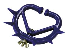 Antitêteur plastique à pointes bleu moyen modèle x2