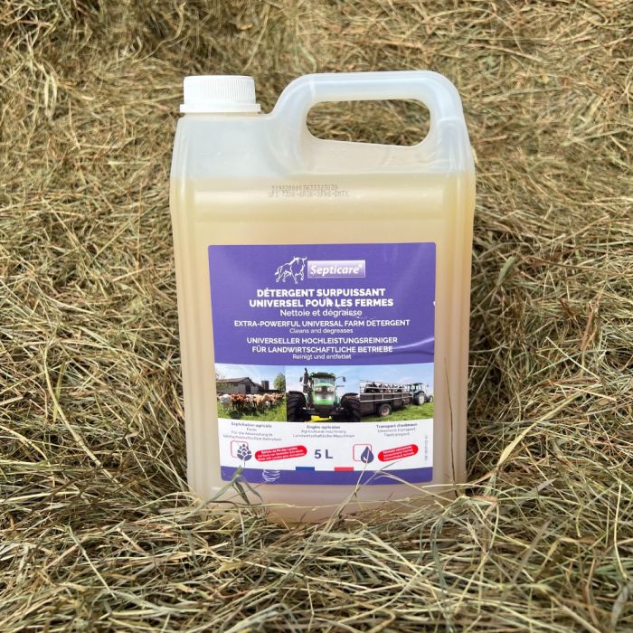 Nettoyant détergent surpuissant universel pour les fermes 5L SEPTICARE 