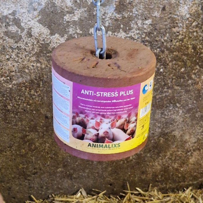  Bloc de pierre minérale à lécher anti-stress 5 kg IMIMA 