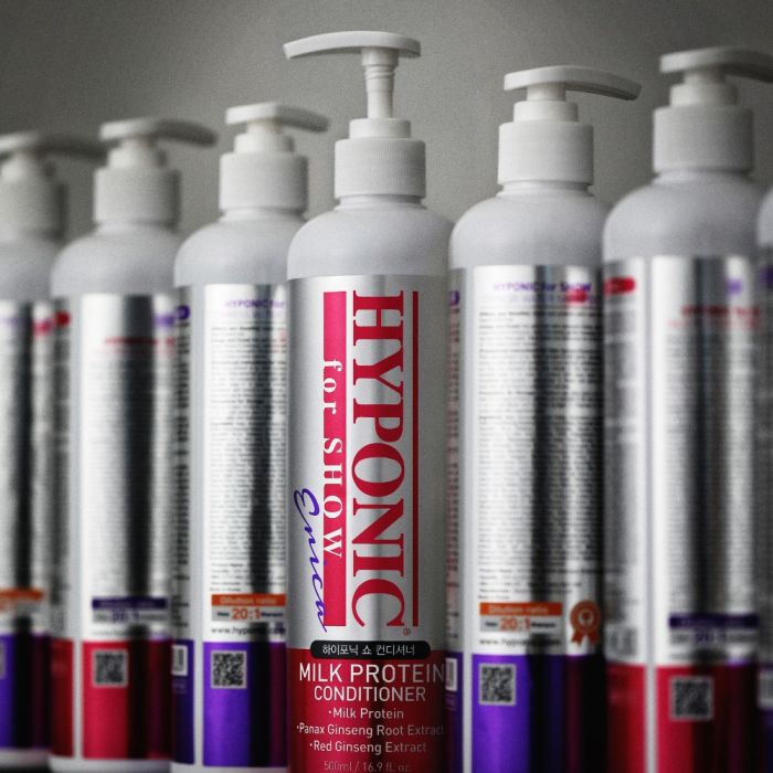 Après-shampoing pro nettoyant et volume pour chiens de concours 0,5 L HYPONIC