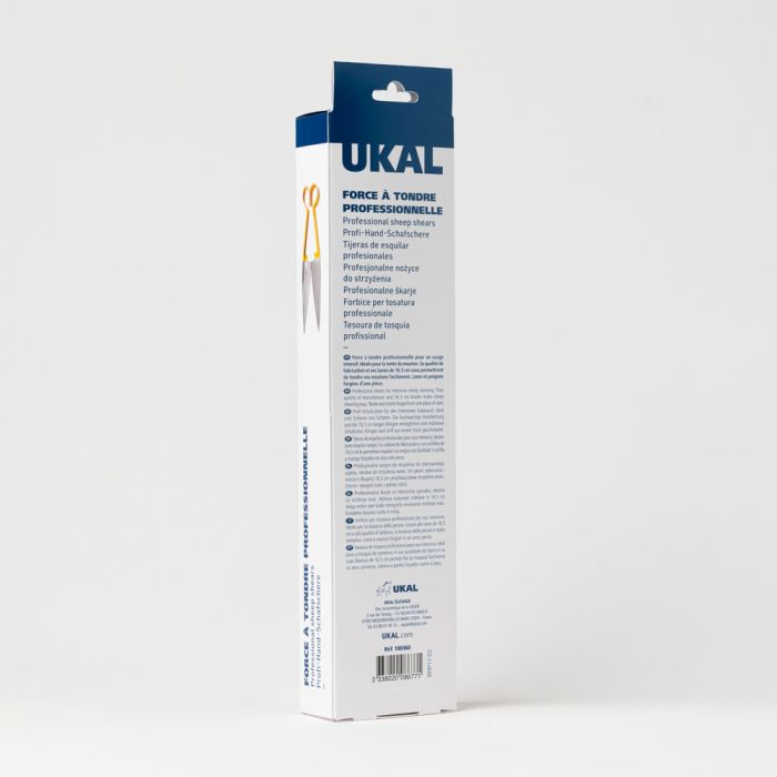 Force à tondre professionnelle 34 cm, jaune