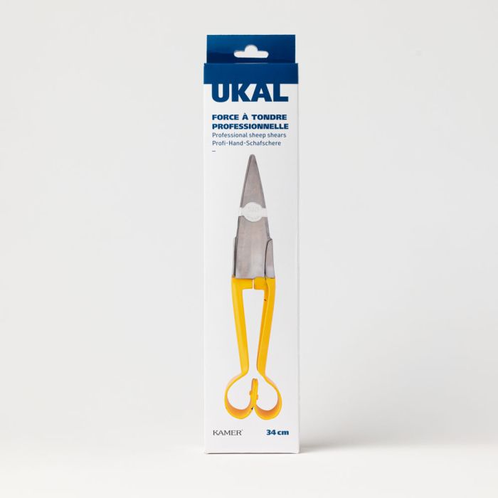 Force à tondre professionnelle 34 cm, jaune