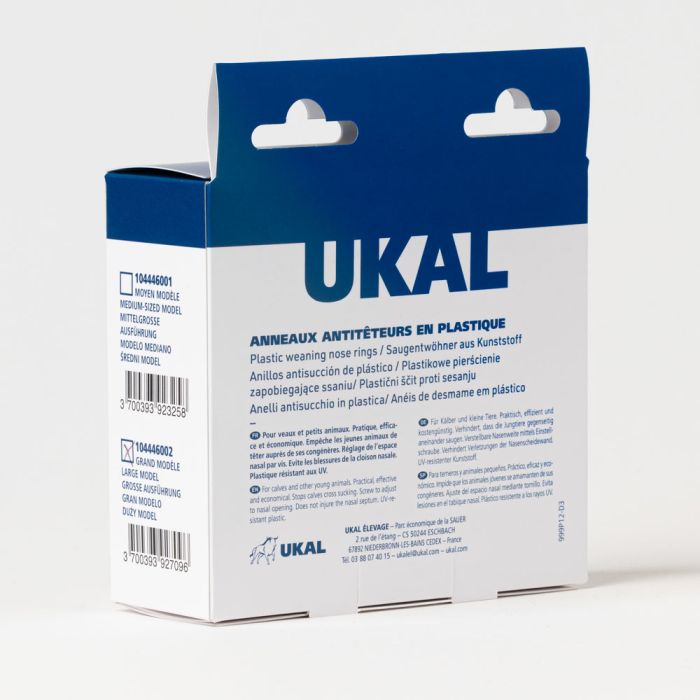 Antitêteur plastique à pointes rouge petit modèle X2