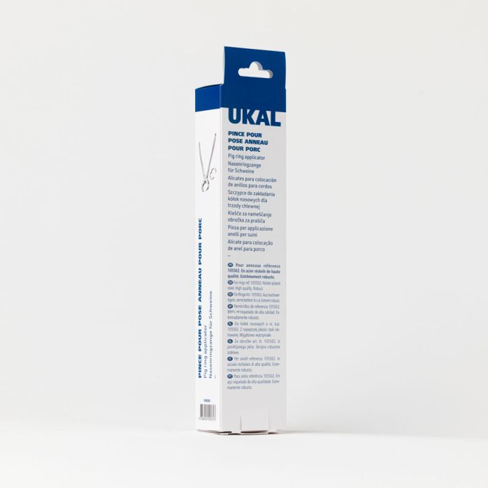 Pince pose anneaux acier porcs