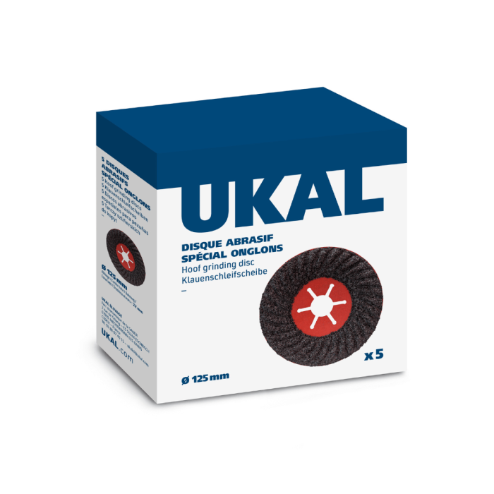  5 Disques abrasifs spécial onglons Ø 125 mm