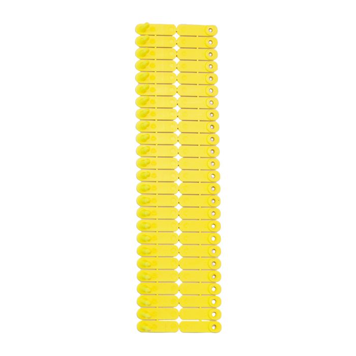 Boucles de marquage Ukal tag jaune marquage de 101-200 X100