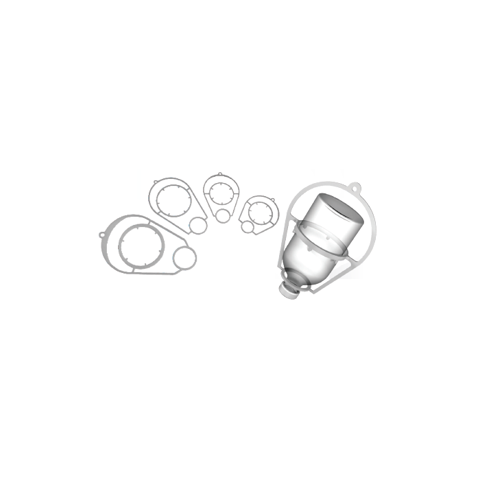 Support plastique SIMCRO pour flacon 500ml