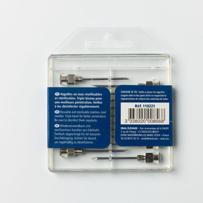 Aiguilles triple biseaux à usage multiple 30 mm/1.5 mm