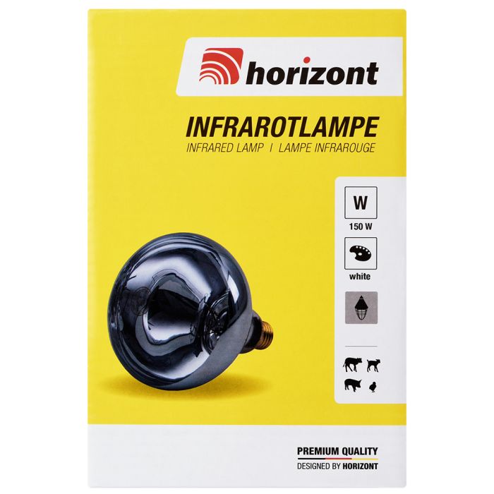 Ampoule chauffante 150 W blanche 