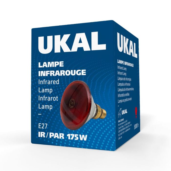 Ampoule infrarouge PAR 175 W rouge UKAL