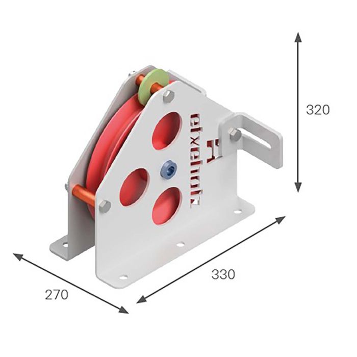 Poulie verticale Acier Dn270