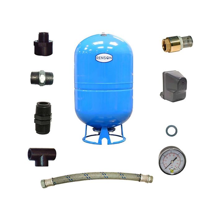 Kit réservoir vertical 300 l pour pompe de surface
