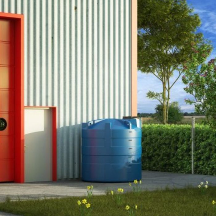 Cuve aérienne 12 500 L bleue EMP ROTOMOULAGE