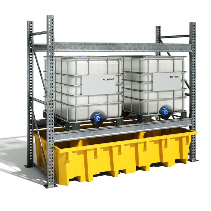 Bac de rétention 2 IBC 1330 L EMP