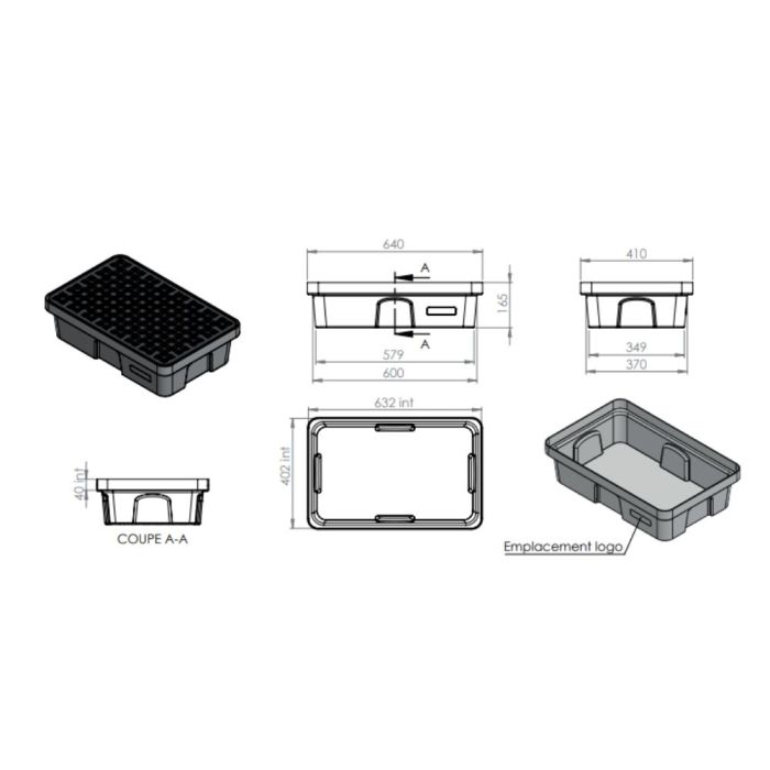 Bac de rétention 30 L EMP